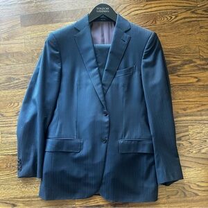 Ermenegildo Zegna Men's Mila Pinstripe Regular-Fit Wool Two-Piece Suit